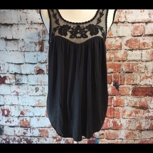 Top with lace detail